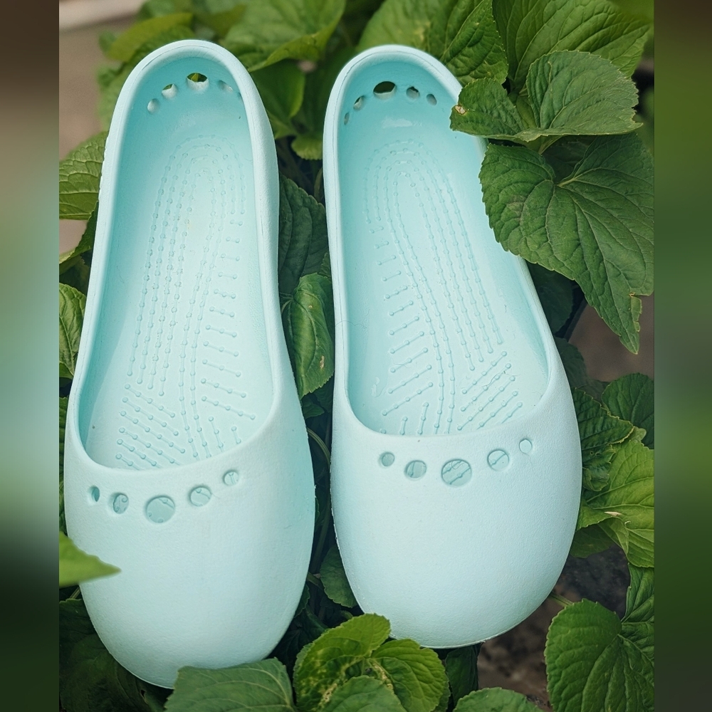 Crocs Prima Ballet Flat Mint Blue